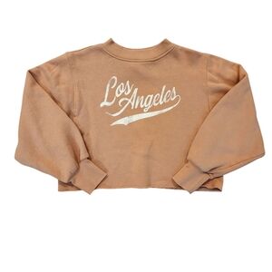 Wild Fable Cropped “Los Angeles” Sweatshirt – Size XS